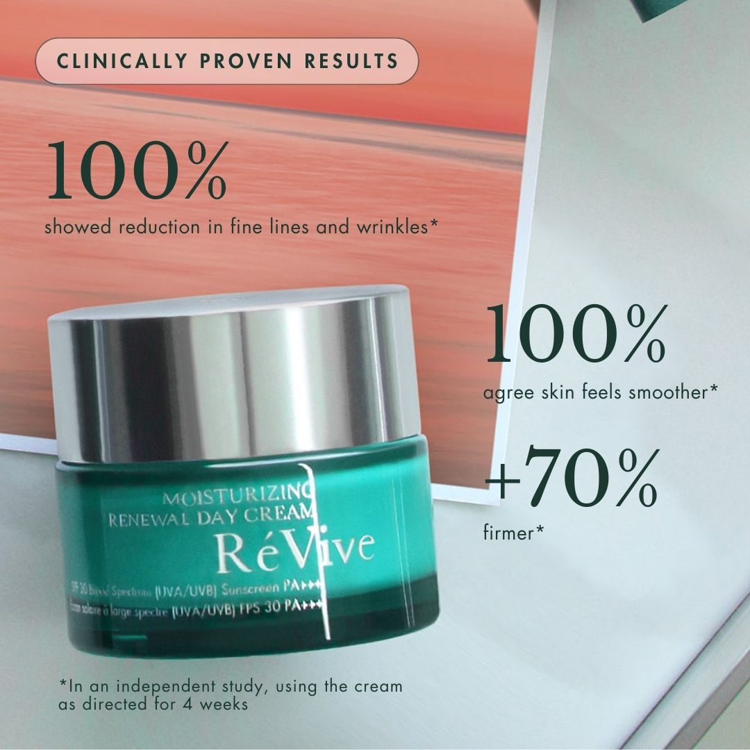 Moisturizing Renewal Cream | SPF 30 Sunscreen | RéVive Skincare
