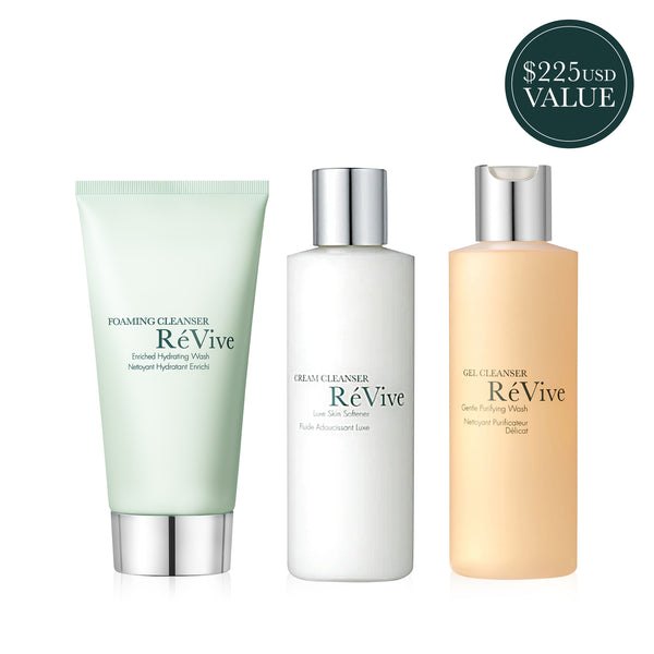 The Cleanser Trio / Foaming Cleanser, Cream Cleanser & Gel Cleanser