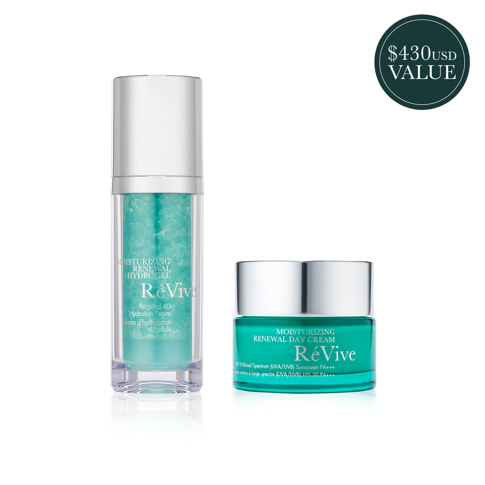 The Daytime Hydration Duo / Moisturizing Renewal Hydrogel Serum & Moisturizing Renewal Day Cream SPF 30