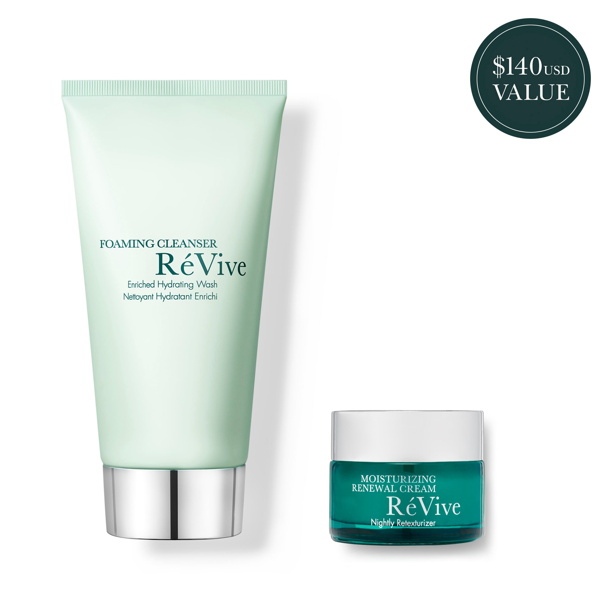 The Iconic Intro Set | Foaming Cleanser & Moisturizing Renewal