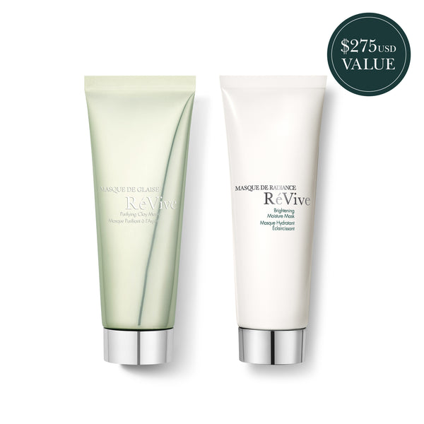 The Invigorating Mask Duo / Masque de Glaise & Masque de Radiance Duo